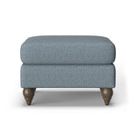 Moxy - Fabric Ottoman, Round Turned Legs