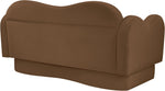 Bloom - Velvet Loveseat - Saddle