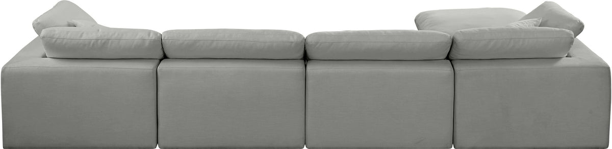 Comfy - 5 Piece Linen Modular Sectional With Chaise