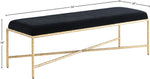 Valley - Bench With Gold Frame