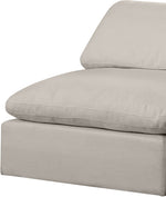Comfy - Linen Modular Armless Sofa 4 Seats