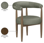 Sable - Vegan Leather Upholstered Dining Chair (Set of 2) - Brown Base