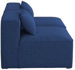 Cube - Linen Modular 2 Seat Armless Sofa