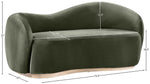 Gustavo - Velvet Upholstered Loveseat