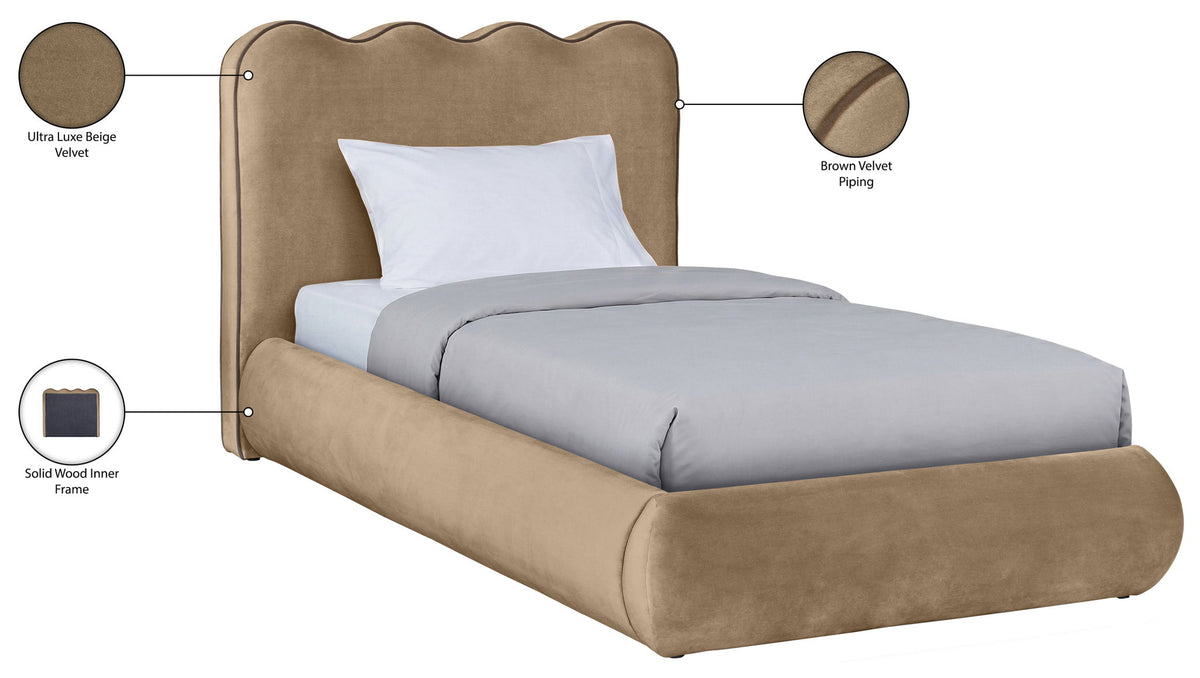 Tempo - Velvet Upholstered Bed
