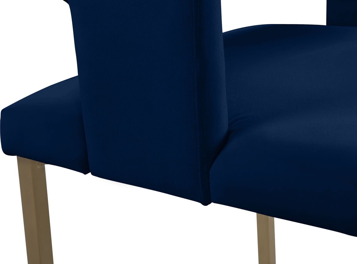Caleb - Dining Chair with Gold Legs (Set of 2)