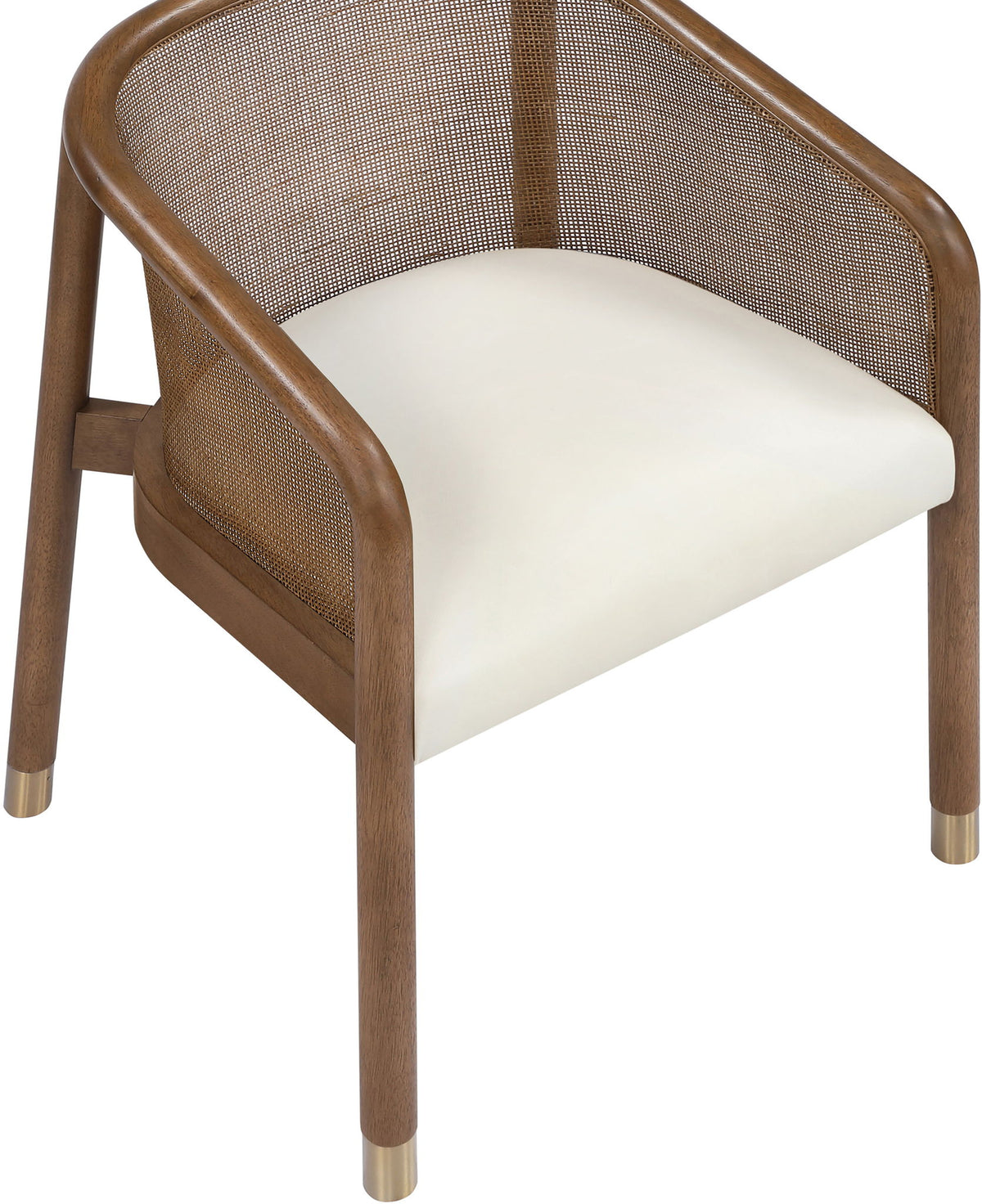 Sylvan - Vegan Leather Dining Chair (Set of 2) - Brown Frame