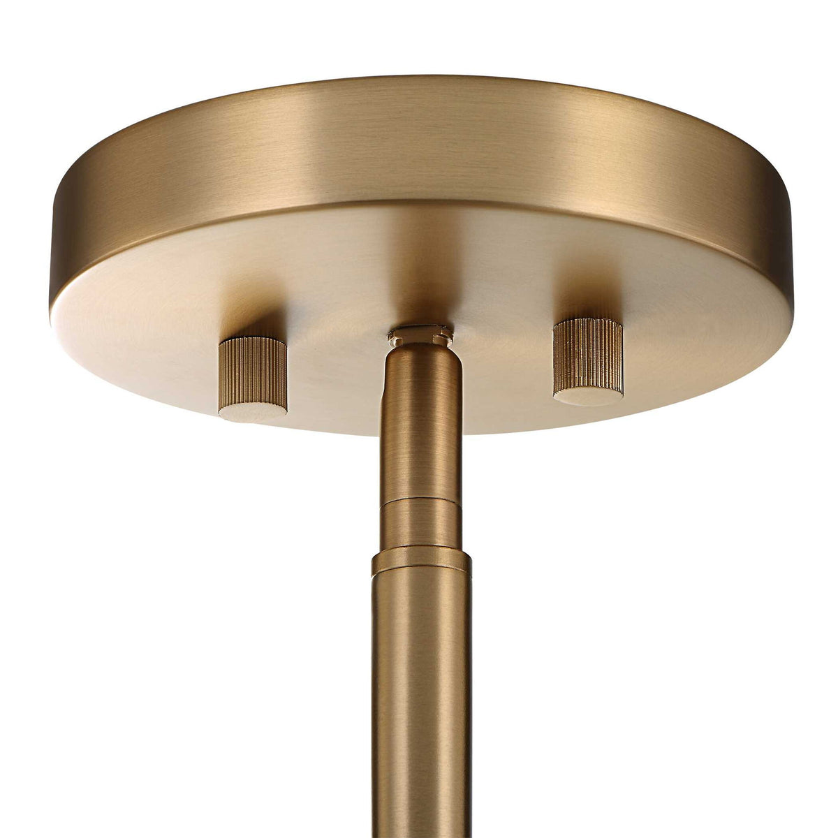 Alabaster Radiance - 8 Light Pendant - Brass