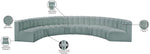 Arc - Faux Leather 8 Piece U-Shaped Modular Sofa