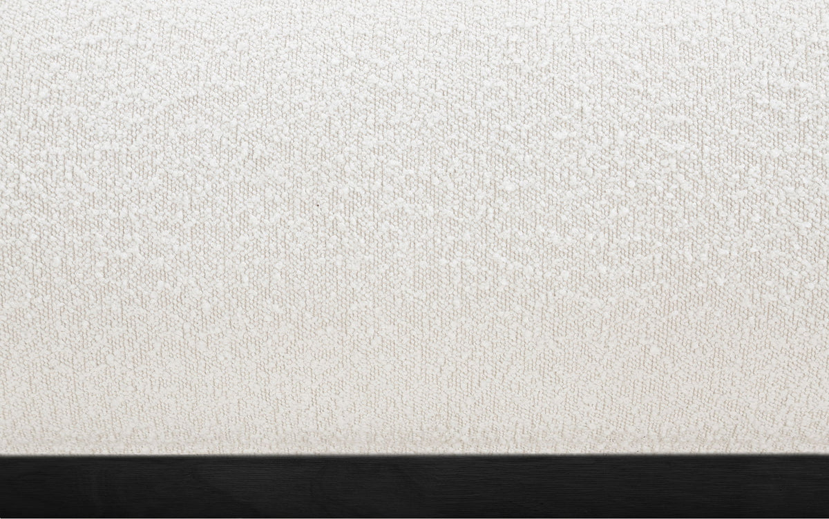 Vaughn - Boucle Bed With Black Base