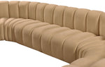 Arc - Velvet Modular U-Shaped Sectional