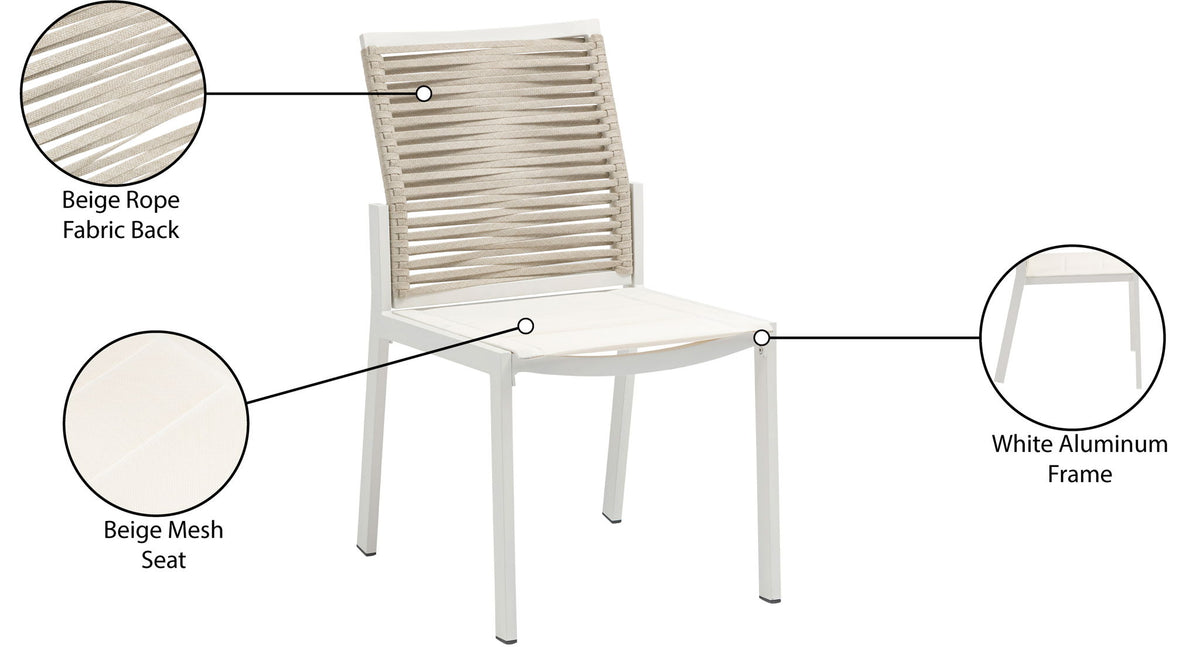 Maldives - Rope Outdoor Patio Dining Side Chair (Set of 2)