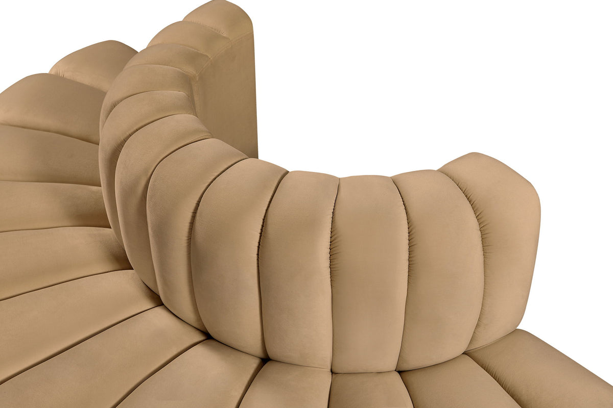 Arc - Velvet 4 Piece Modular Sofa