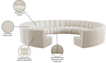 Infinity - 11 Piece Boucle Modular Sectional