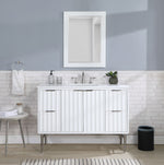 Modernist - Bathroom Vanity With Chrome Legs
