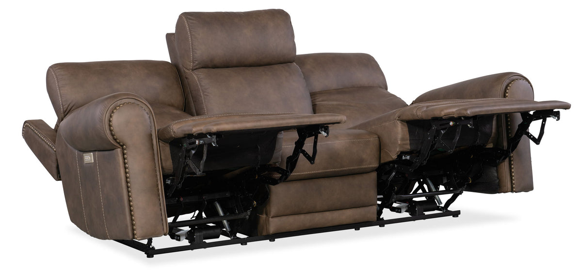 MS - Duncan Power Sofa With Power Headrest & Lumbar