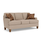 Moxy - Fabric Sofa, T-Shaped Seat Cushion, Rounded Mailbox Arms