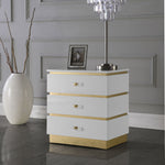Esme - Side Table - White Lacquer
