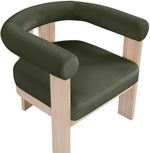 Arienzo - Performance Fabric Upholstered Accent Chair - Natural Base