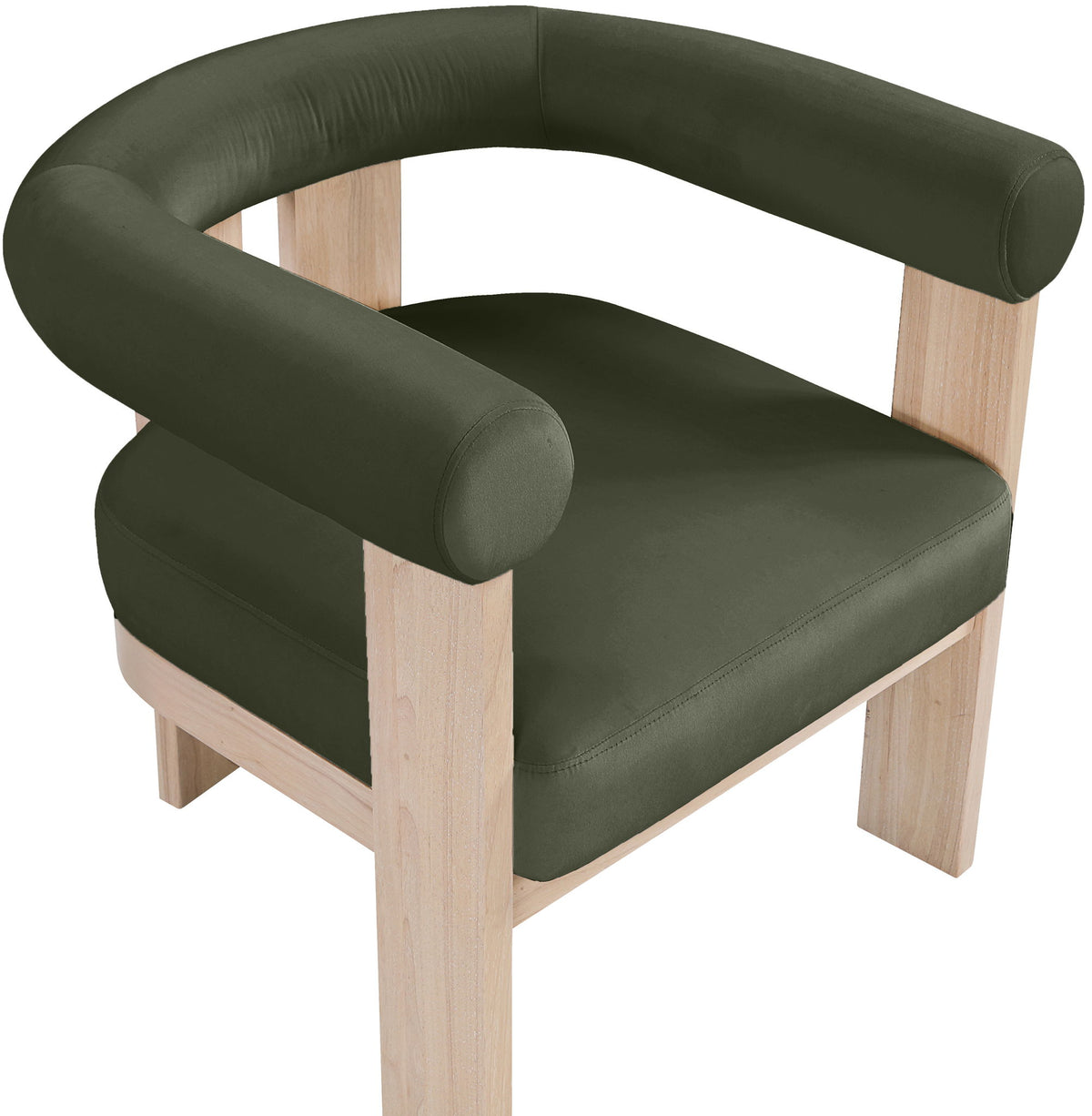 Arienzo - Performance Fabric Upholstered Accent Chair - Natural Base