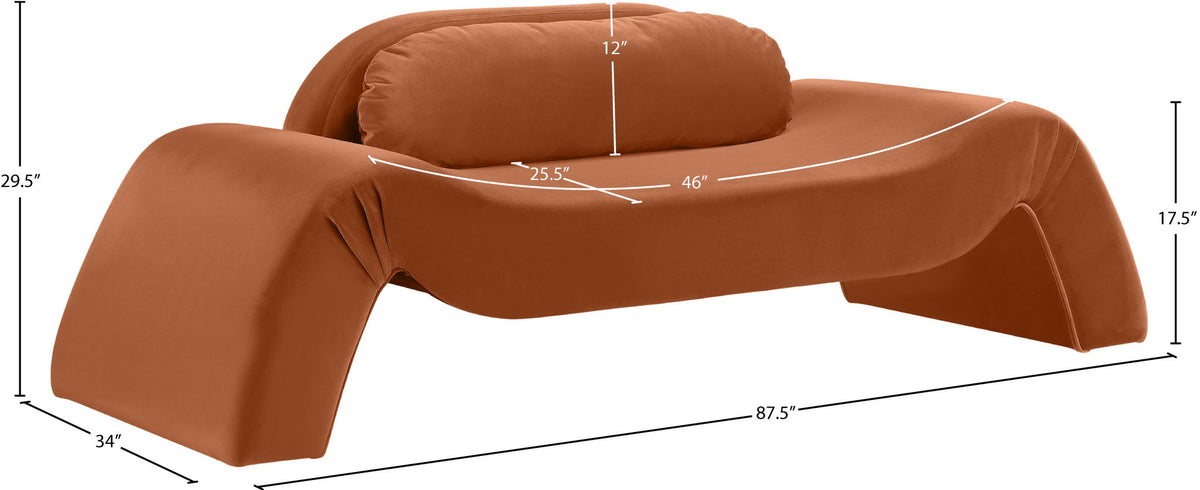 Austin - Velvet Loveseat