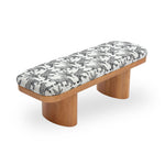 Ollie -  Leopard Jacquard Bench