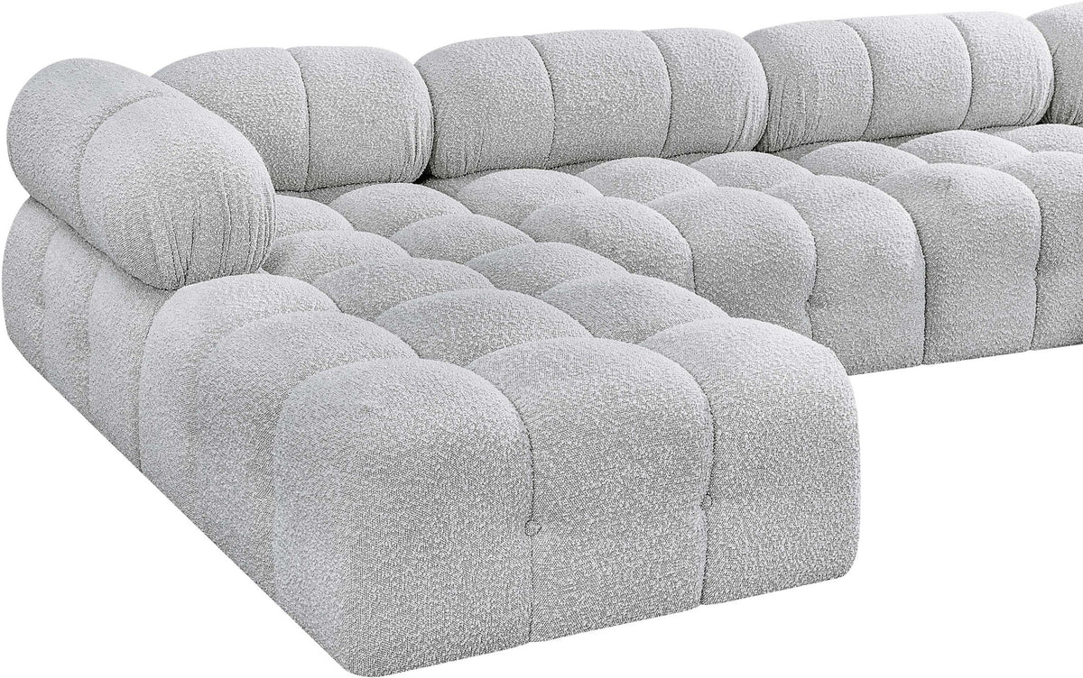 Ames - 7 Piece Fabric Modular U-Shaped Sectional