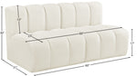 Arc - Velvet 2 Seats Modular Sofa