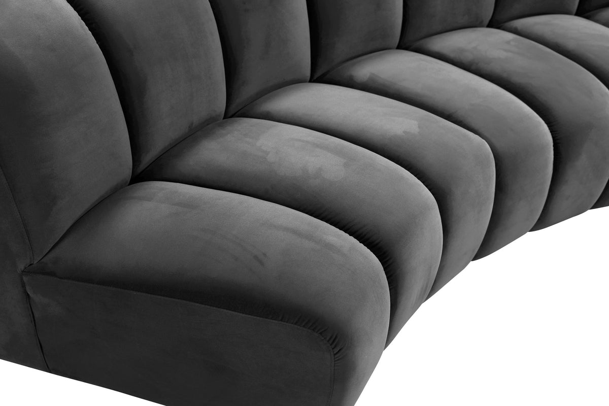 Infinity - 10 Piece Velvet Modular Sectional