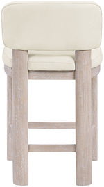 Paloma - Faux Leather Upholstered Counter Stool (Set of 2)