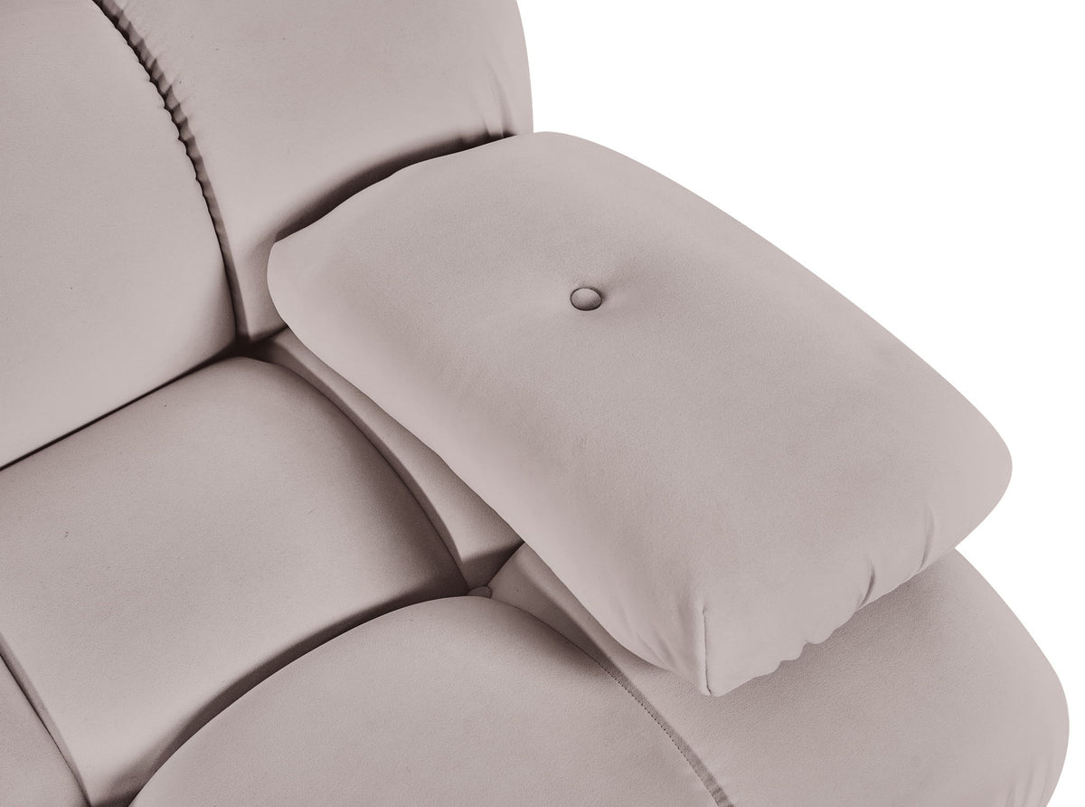Orin - Velvet Performance Fabric Upholstered 2 Piece Modular Sofa