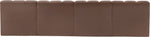 Arc - Faux Leather 4 Seats Modular Sofa