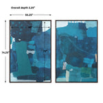 Wait Until Dusk - Framed Canvas Diptych (Set of 2)