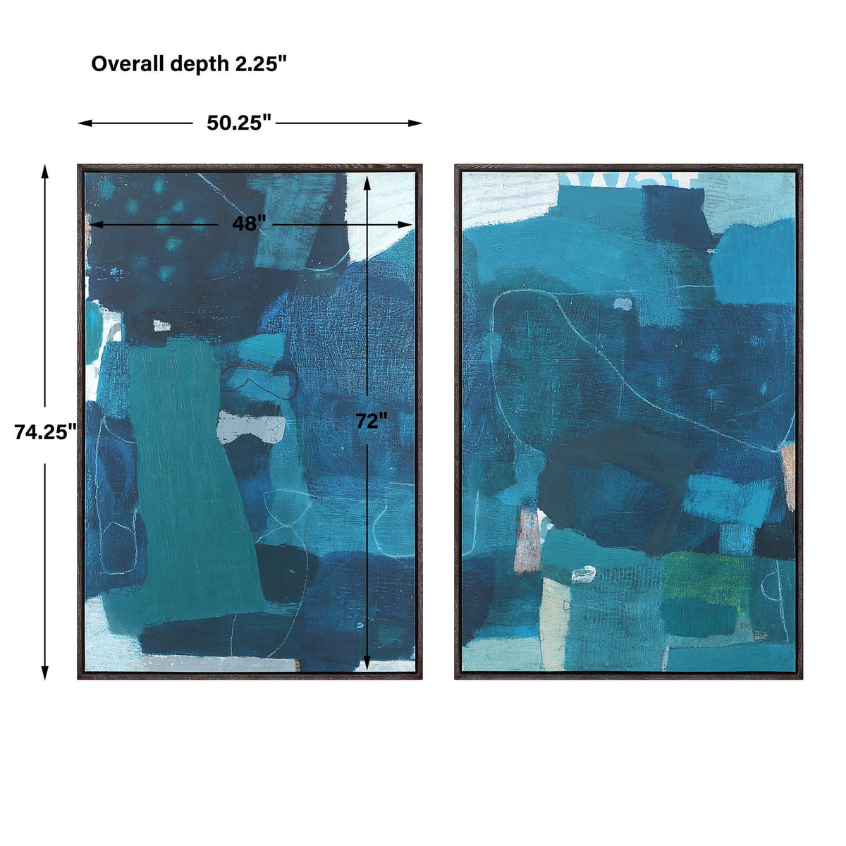 Wait Until Dusk - Framed Canvas Diptych (Set of 2)