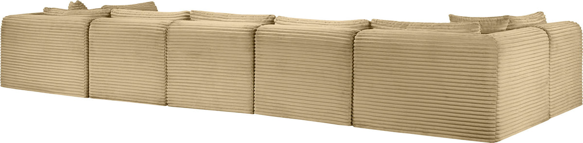 Shaggy - 7 Piece Modular U-Shaped Armless Sectional