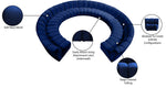 Infinity - 11 Piece Velvet Modular Sectional