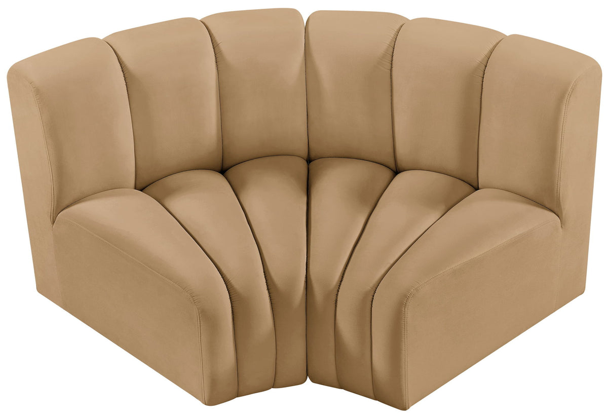 Arc - Velvet 2 Piece Modular Sofa