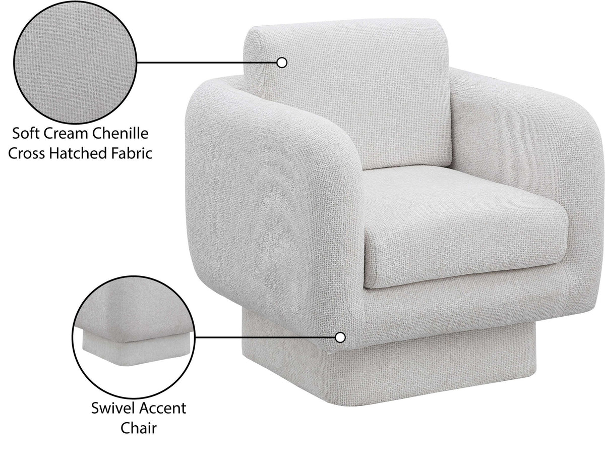 Alessandra - Swivel Accent Chair