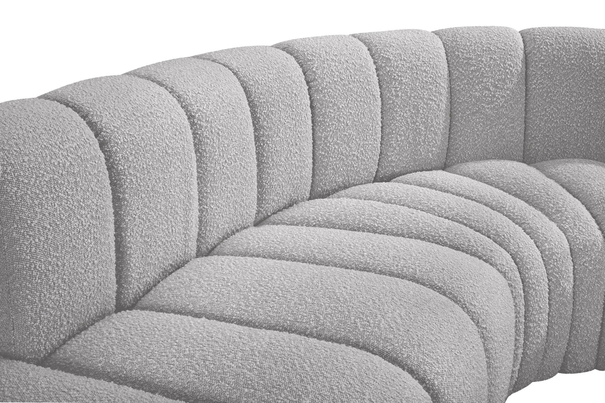 Arc - Boucle Fabric 7 Piece Modular Sofa