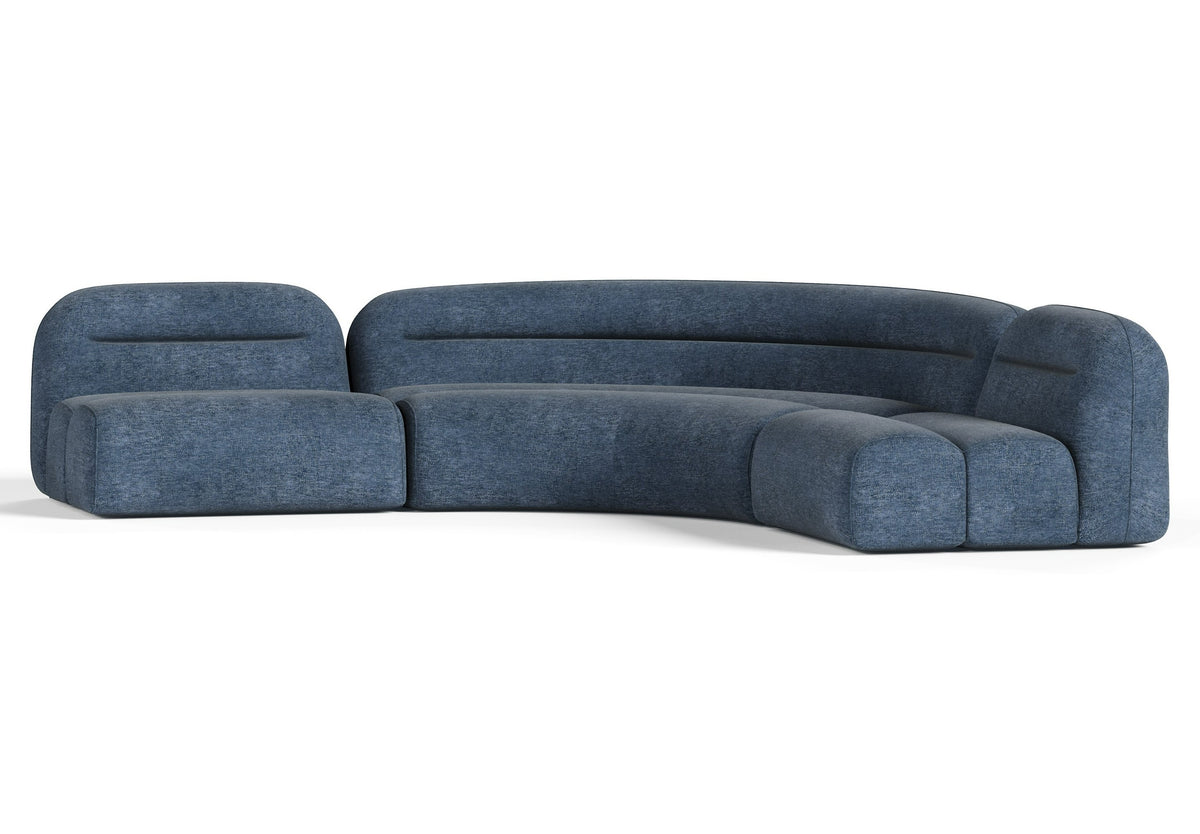 Forman - Modern Blue Fabric Modular Sectional Sofa-3-Piece Sectional by VIG Furniture - View 1