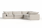 Garman - Modern Light Grey Modular Sectional Sofa-5-Piece Sectional by VIG Furniture - View 1