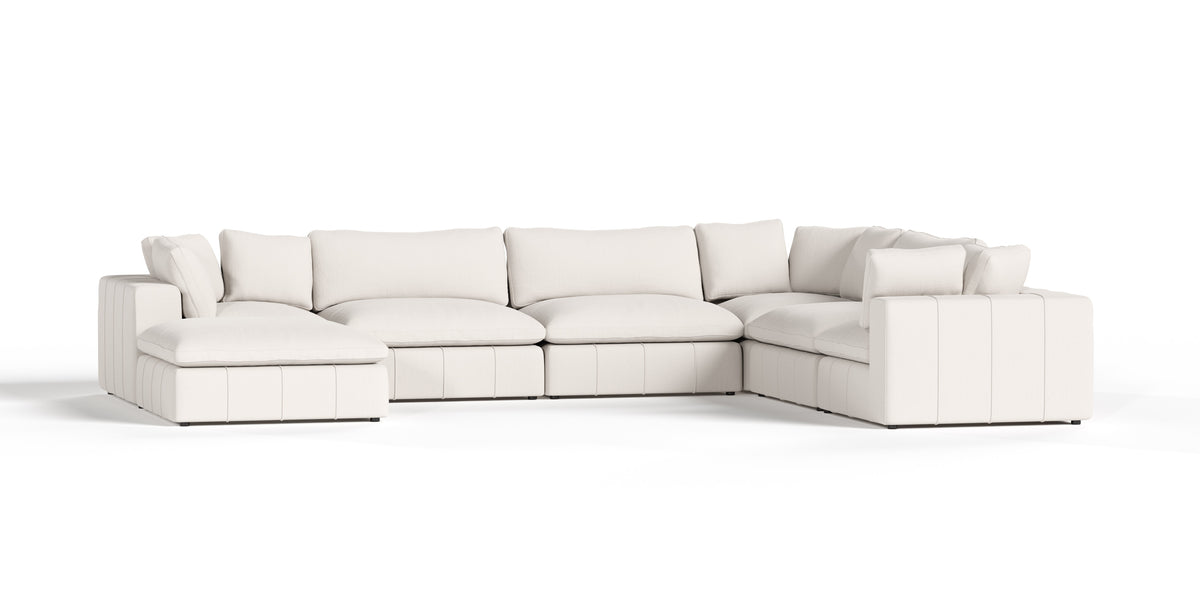 Vicki - Modern Off-White Fabric Modular Sectional-7-Piece Sectional by VIG Furniture - View 2