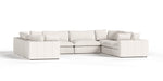 Vicki - Modern Off-White Fabric Modular Sectional-8-Piece Sectional by VIG Furniture - View 2