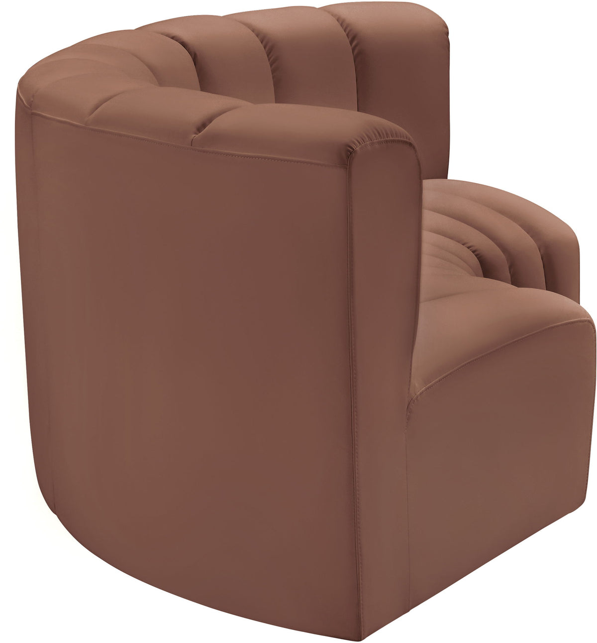 Arc - Faux Leather 3 Piece Modular U-Shaped Sofa