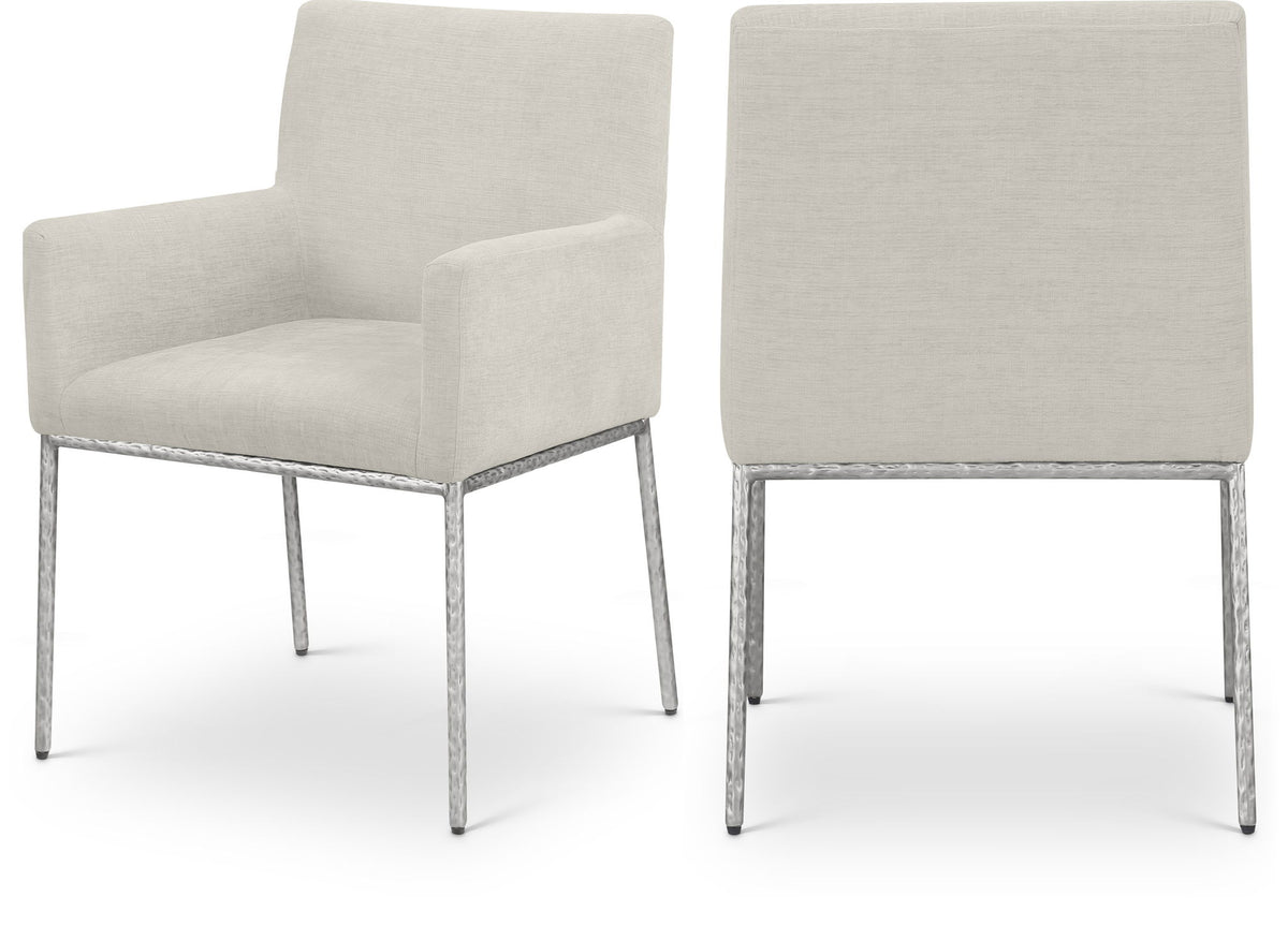Reeves - Dining Chair With Silver Legs (Set of 2)