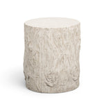Fawn - Concrete Indoor/Outdoor Side Table - Driftwood