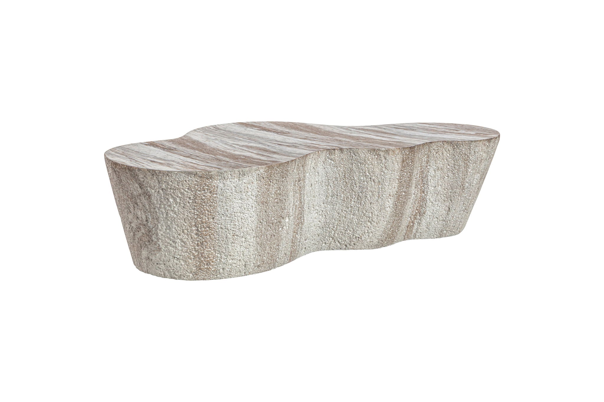 Velora - Indoor Outdoor Coffee Table - Oasis Concrete Finish