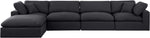 Comfy - 5 Piece Linen Modular Sectional With Chaise