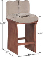 Shaw - Counter Stool - Walnut Base