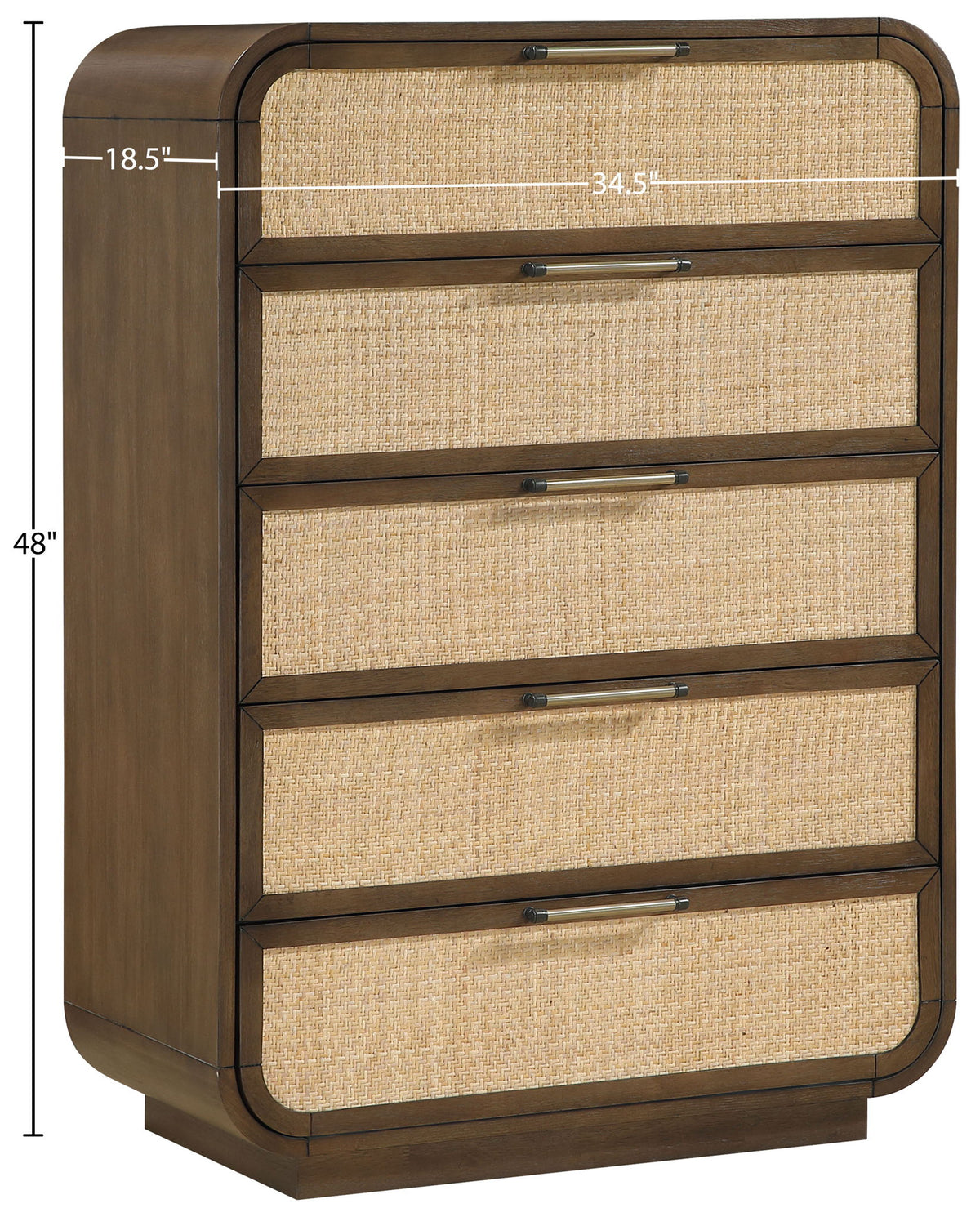 Windsor - Solid Wood Chest - Brown